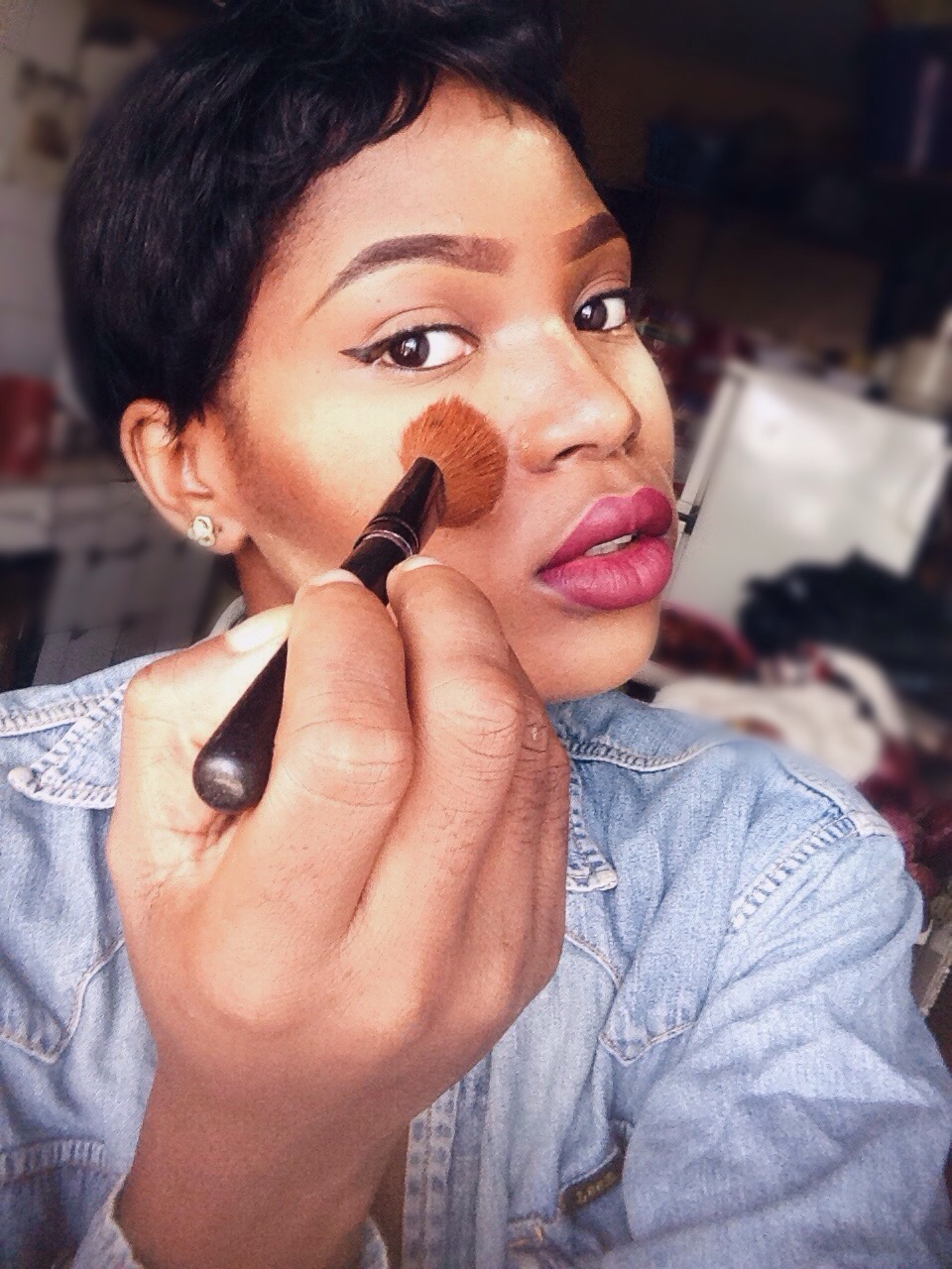 black opal powder,mac makeup brush 